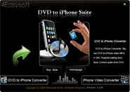 DVD to iPhone Suite Interface